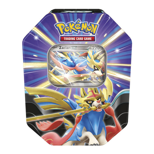 Détail des 4 boosters Pokémon TCG inclus dans la boîte pour agrandir votre collection