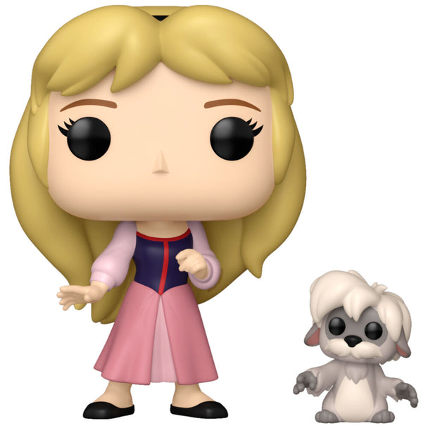 Figurine Funko POP Gurgi accompagnant Eilonwy, détaillée avec ses traits caractéristiques dans son emballage