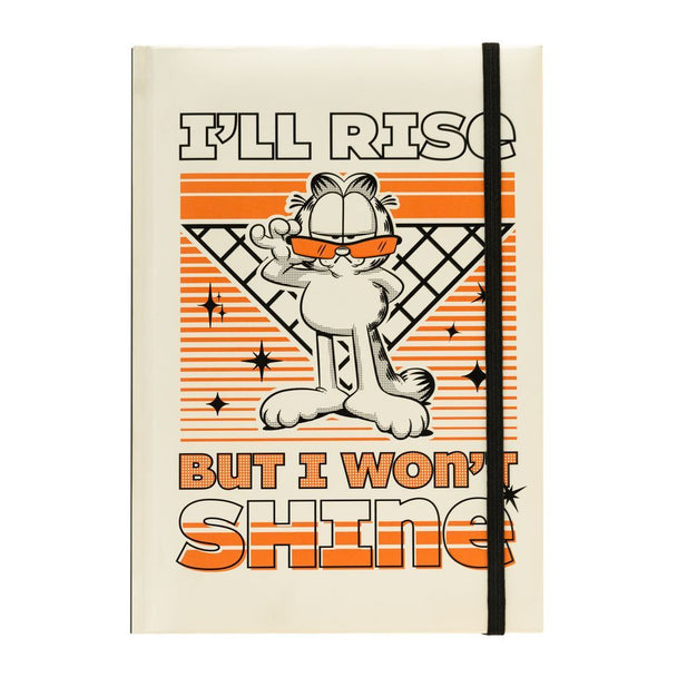 Couverture rigide du carnet Garfield A5 premium de la marque ERIK avec illustration colorée