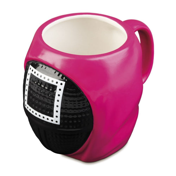 Mug 3D Squid Game en céramique vue de face avec design détaillé et couleur vive
