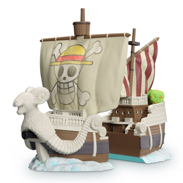 Serre-livres One Piece ERIK en métal, design manga coloré, idéal pour organiser livres et BD sur étagère.