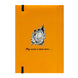 Vue détaillée des pages lignées intérieures du carnet A5 Garfield pour une écriture claire
