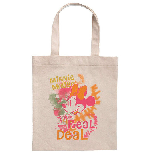 Sac shopping en coton 100% avec illustration Disney Minnie Mouse, dimensions 41x37 cm, modèle SUNCITY.