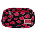 Sac ceinture Loungefly Naruto Shippuden en nylon avec fermeture éclair et sangle réglable, vue de face