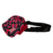 Intérieur du sac ceinture Naruto Shippuden Loungefly montrant la doublure assortie et la poche zippée