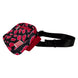 Intérieur du sac ceinture Naruto Shippuden Loungefly montrant la doublure assortie et la poche zippée