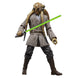 Vue arrière montrant les détails du dos de la figurine Kit Fisto