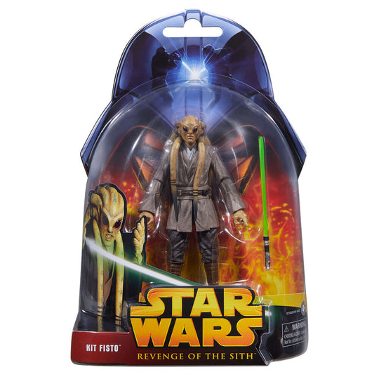 Figurine Kit Fisto 15cm de face avec sabre laser dans la main droite