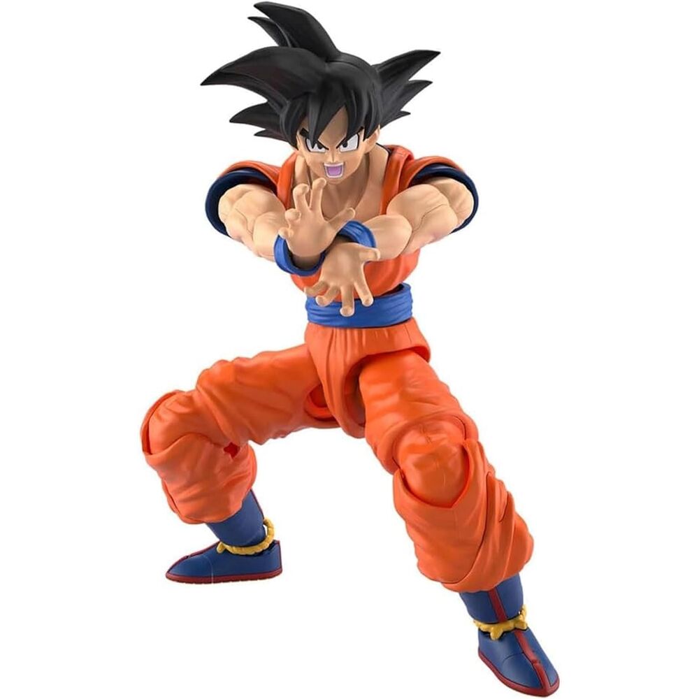 Figurine Son Goku DBZ Re:Run 12cm posée dans une posture dynamique sur fond blanc