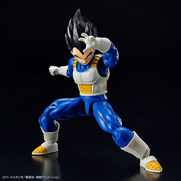 Figurine Dragon Ball Vegeta Standard Re:Run vue de face avec détails articulés et couleurs vives