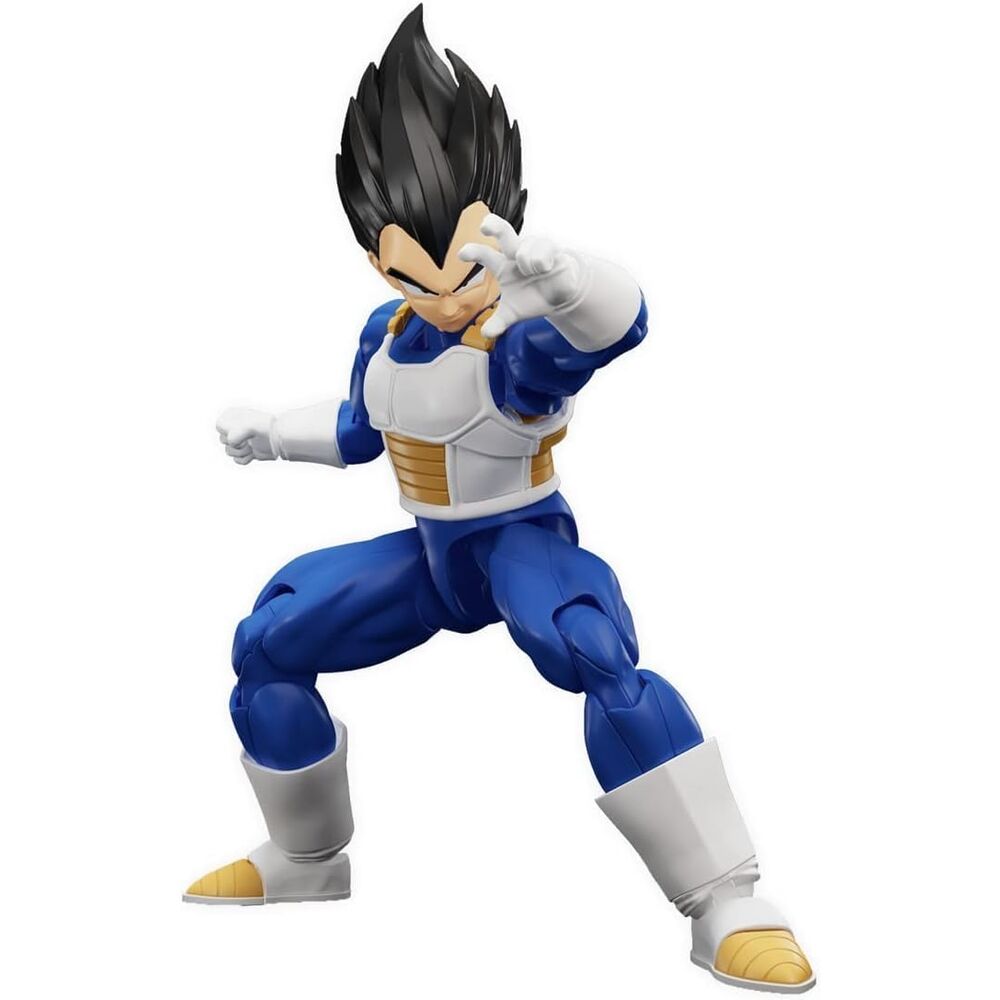 Figurine Vegeta en pose dynamique avec accessoires et finition soignée de la collection Dragon Ball