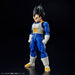Vue latérale de la figurine articulée Vegeta Standard Re:Run montrant la qualité des matériaux plastiques