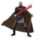 Zoom sur les mains articulées tenant le sabre laser de Count Dooku