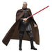 Vue arrière montrant les détails du manteau et des vêtements de Count Dooku