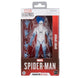 Figurine Spirit Spider Marvel Legends de 15 cm posée sur fond blanc, vue frontale détaillée