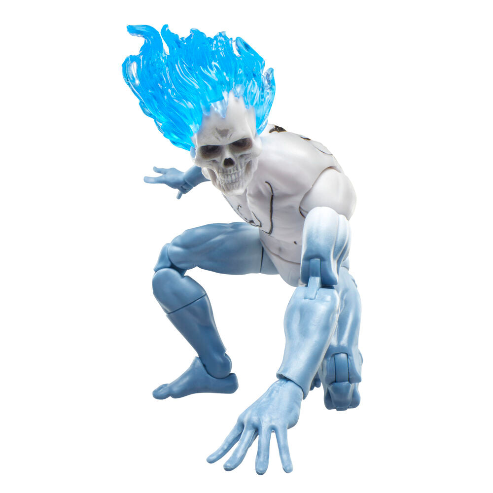 Comparaison de taille de la figurine Spirit Spider à côté d’autres figurines Marvel Legends