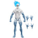 Zoom sur la tête articulée de la figurine Spirit Spider avec masque rouge et noir