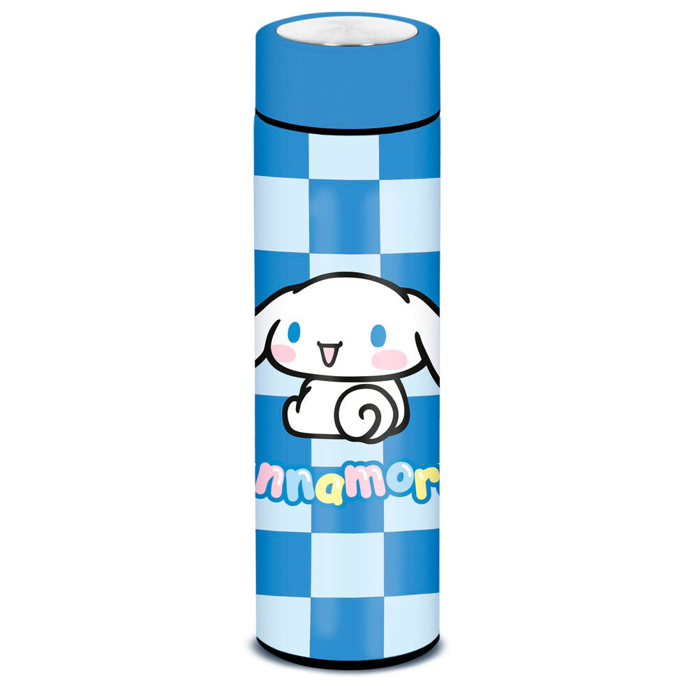 Bouteille isotherme Hello Kitty et Cinnamoroll de KARACTERMANIA, en acier inoxydable, capacité 500ml, idéale pour garder vos boissons à température.