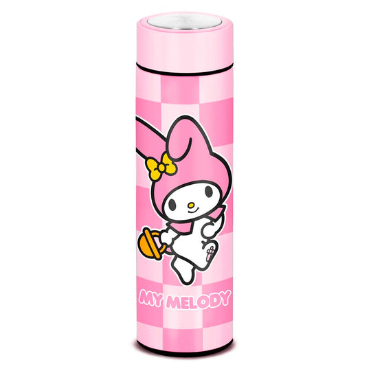 Bouteille My Melody et Hello Kitty en acier inoxydable de KARACTERMANIA, 500ml, avec un design adorable et coloré, parfaite pour rester hydraté(e) avec style.