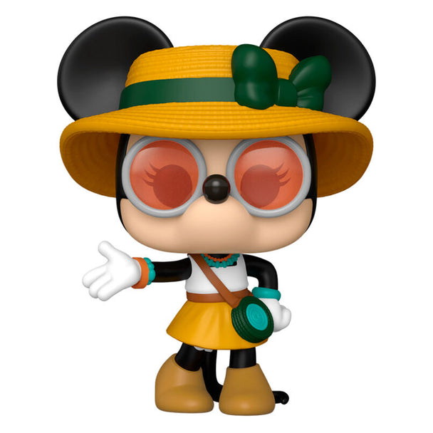 Figurine Funko POP Minnie Mouse Disney Mickey & Friends en vinyle, vue de face avec boîte cadeau