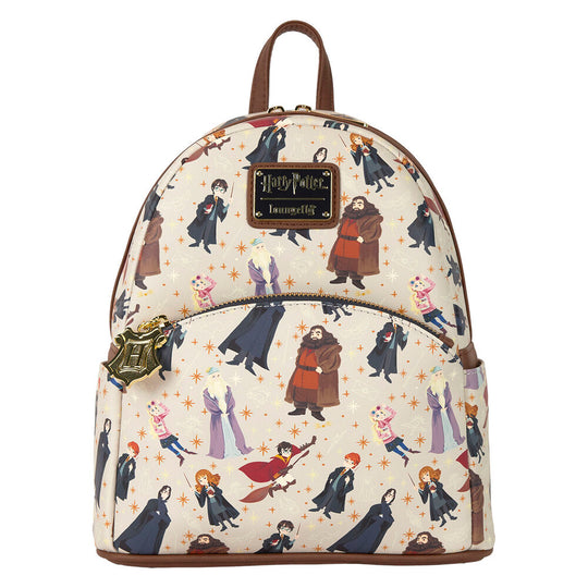 Vue latérale montrant la profondeur et la qualité des coutures du sac à dos Harry Potter Spring