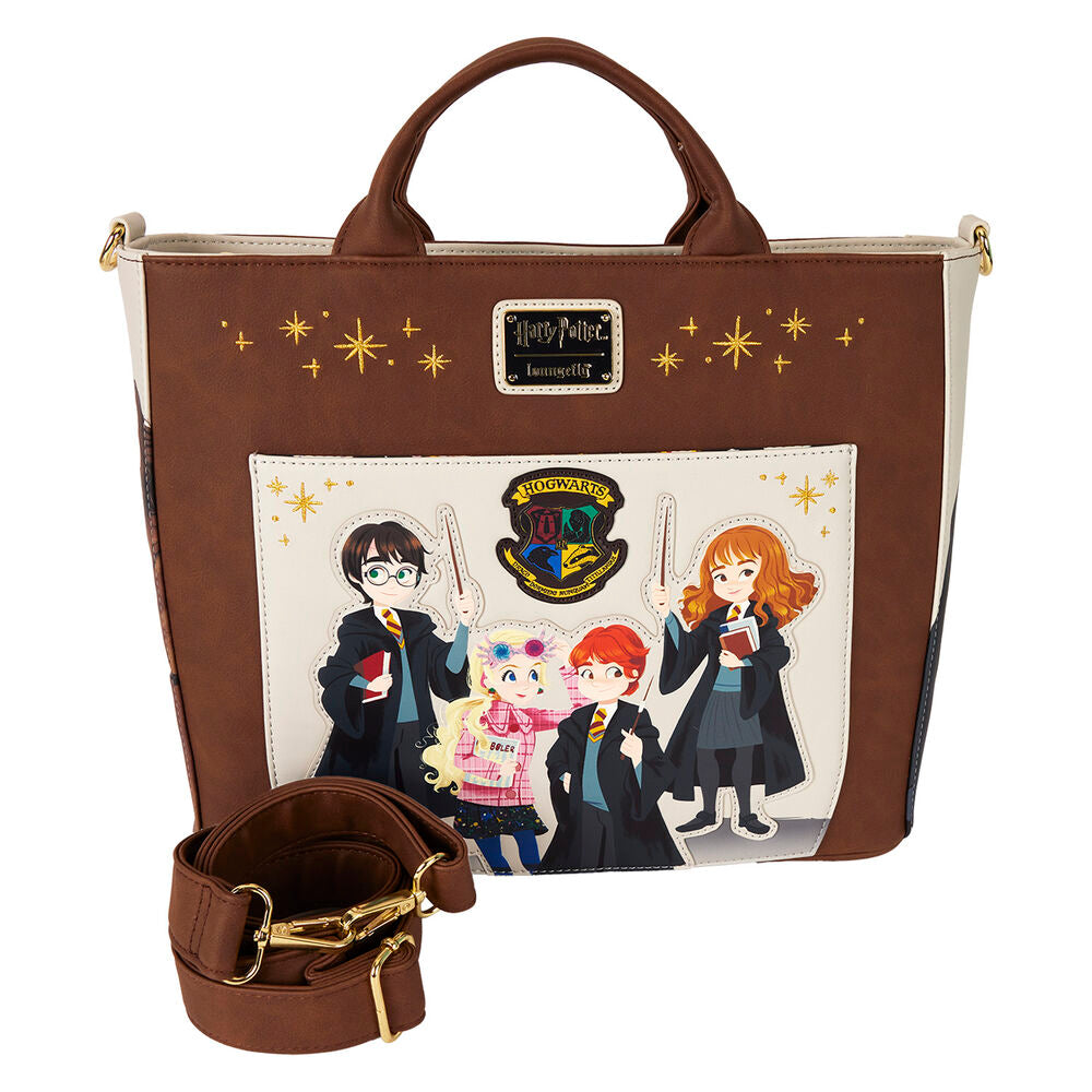 Détail de la fermeture éclair élégante du sac Harry Potter Loungefly Spring