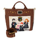 Détail de la fermeture éclair élégante du sac Harry Potter Loungefly Spring
