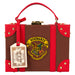 Photo du sac valise Loungefly Harry Potter montrant la fermeture éclair et la poignée