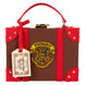 Photo du sac valise Loungefly Harry Potter montrant la fermeture éclair et la poignée