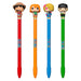 Stylo Funko One Piece avec topper représentant un personnage emblématique de la série, vue rapprochée