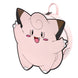 Détail du tissu et des coutures du sac à dos Loungefly Pokémon Clefairy montrant la qualité de fabrication