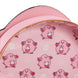 Photo du logo Loungefly brodé sur le sac à dos Pokémon Chansey pour une touche d'authenticité