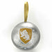 Boule de Noël Harry Potter Poufsouffle suspendue, illustrant le blason de la maison et les couleurs jaune et noir. Idéale pour décorer votre sapin de Noël.