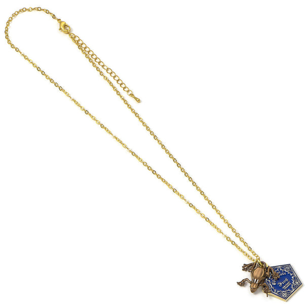 Vue rapprochée du pendentif Grenouille en Chocolat Harry Potter en alliage de zinc, détails précis et finition brillante