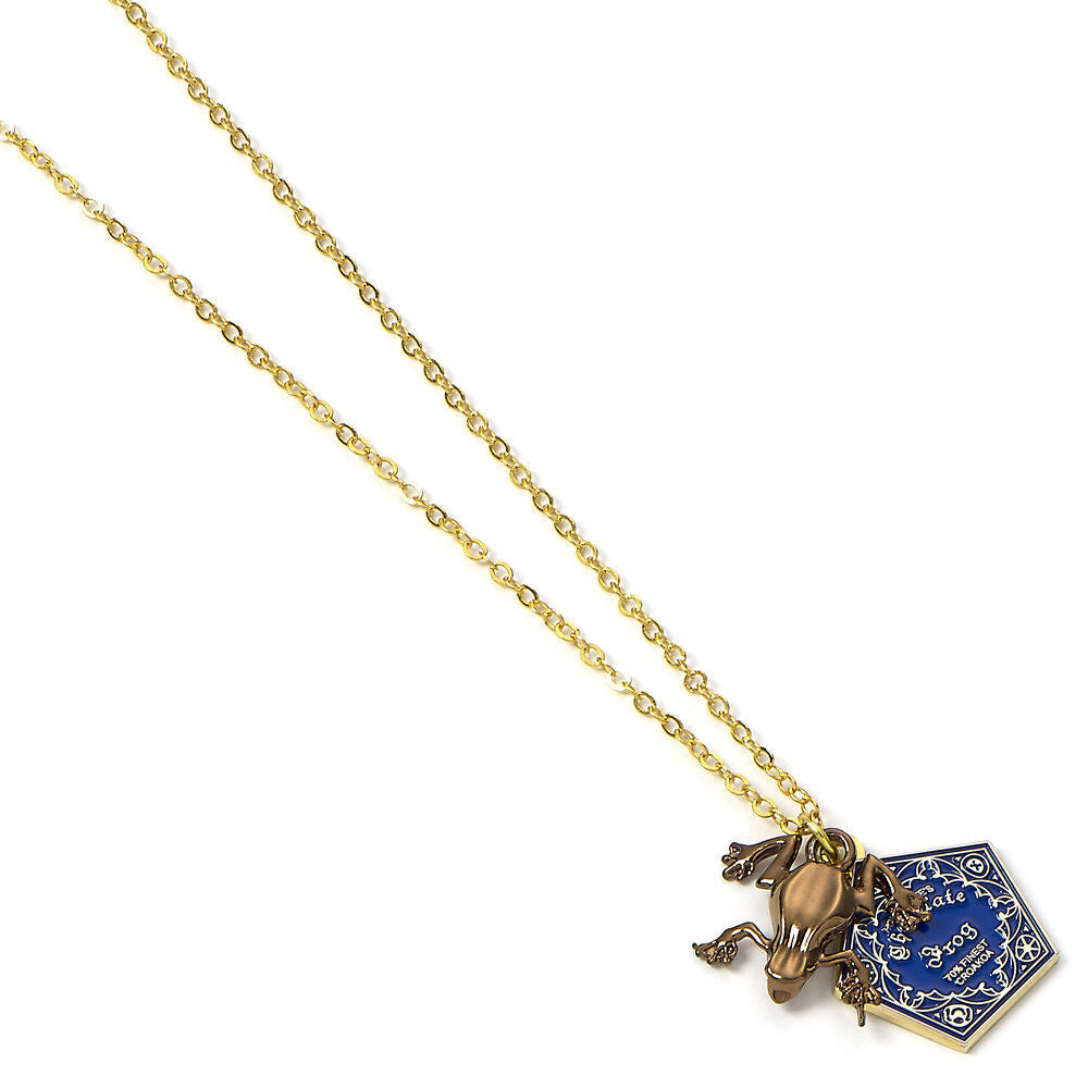 Emballage soigné du collier Grenouille en Chocolat Harry Potter, prêt à offrir aux fans de la saga