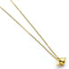 Vue de côté du collier Harry Potter montrant la chaîne avec extension de 5 cm pour ajustement