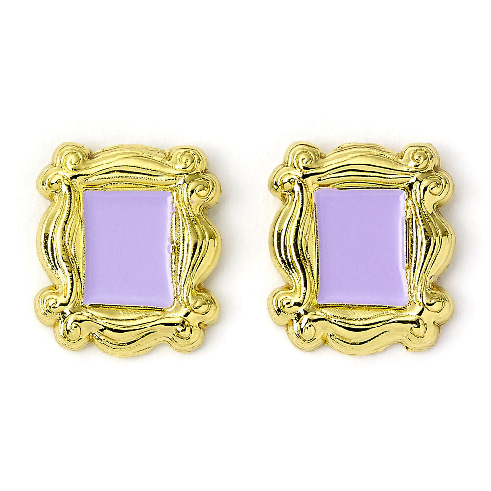 Set complet des 3 paires de boucles d'oreilles Friends argentées présentées ensemble