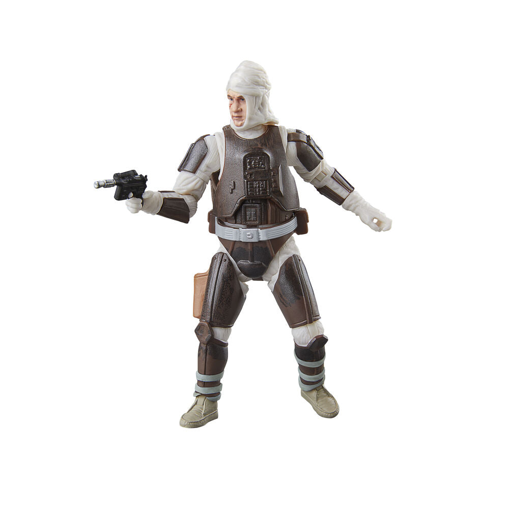 Plan rapproché des accessoires fournis avec la figurine Dengar HASBRO