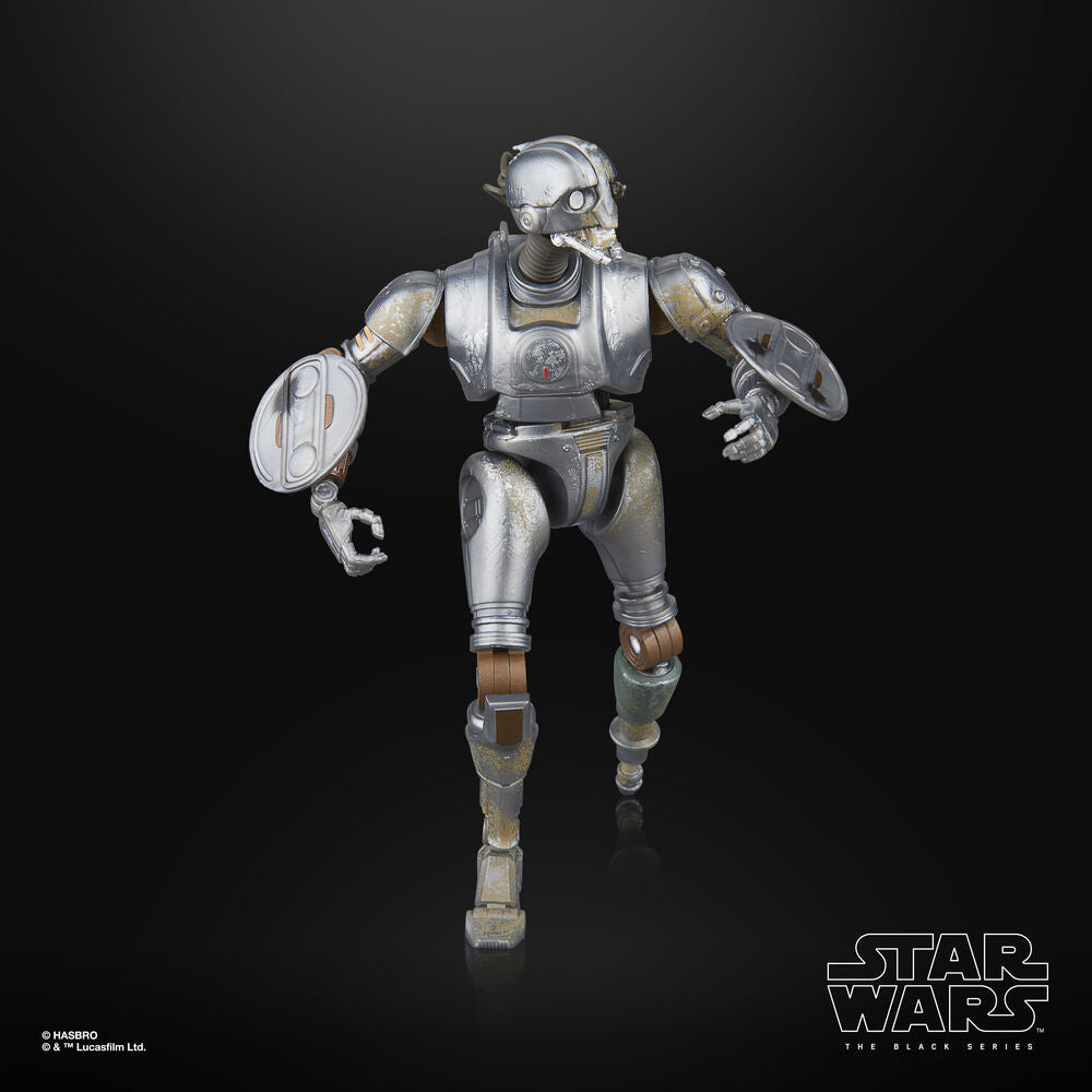 Vue latérale gauche de la figurine articulée Star Wars Skeleton Crew SM-33