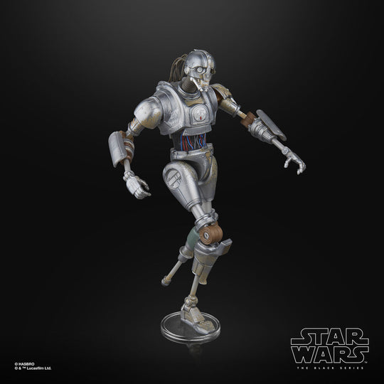Détail des mains articulées de la figurine Star Wars Skeleton Crew SM-33
