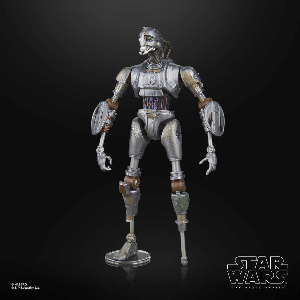 Figurine Star Wars SM-33 en pose d’action avec éclairage studio