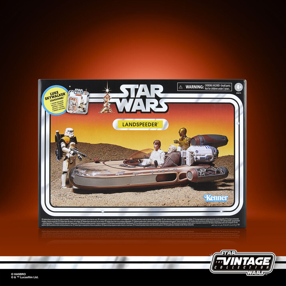 Figurine Luke Skywalker de 9.5 cm avec sabre laser HASBRO en gros plan