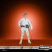 Landspeeder Star Wars avec figurine Luke Skywalker en position de conduite