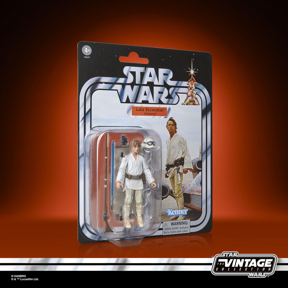 Accessoires disposés autour de la figurine Luke Skywalker pour personnalisation