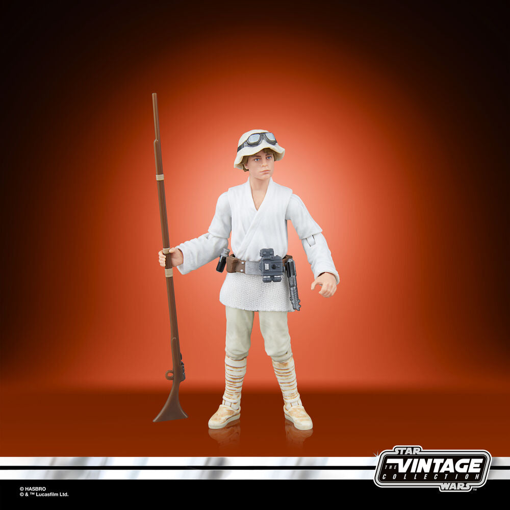Figurine Luke Skywalker avec expression faciale détaillée et réaliste