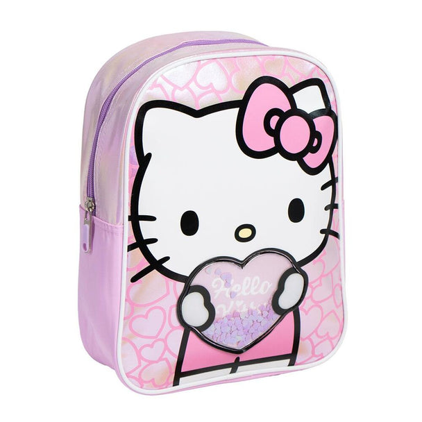 Sac à dos Hello Kitty CERDÁ 27cm en PU avec motif mignon, idéal pour enfants
