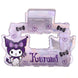 Clip cheveux Hello Kitty Kuromi premium vue de face avec détails colorés et design soigné