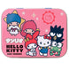Boîte métal pansements Hello Kitty & Friends vue de face avec design coloré et personnages emblématiques