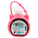 Vue rapprochée du bouchon du gel mains Hello Kitty montrant la texture gel translucide