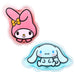 Chauffe-mains Hello Kitty My Melody TAKE CARE avec motif rose et blanc sur fond clair